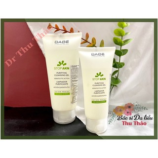SỮA RỬA MẶT BABE STOP AKN PURIFYING CLEANSING GEL 100ml- 200ml