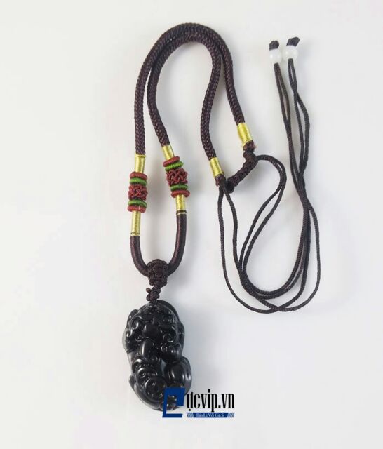 Dây Chuyền Tỳ Hưu Tài Lộc Đá Thiên Thạch MS626