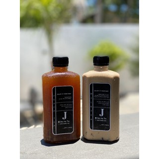 Combo 50 chai nhựa dẹp vuông kèm nắp đen 330ml