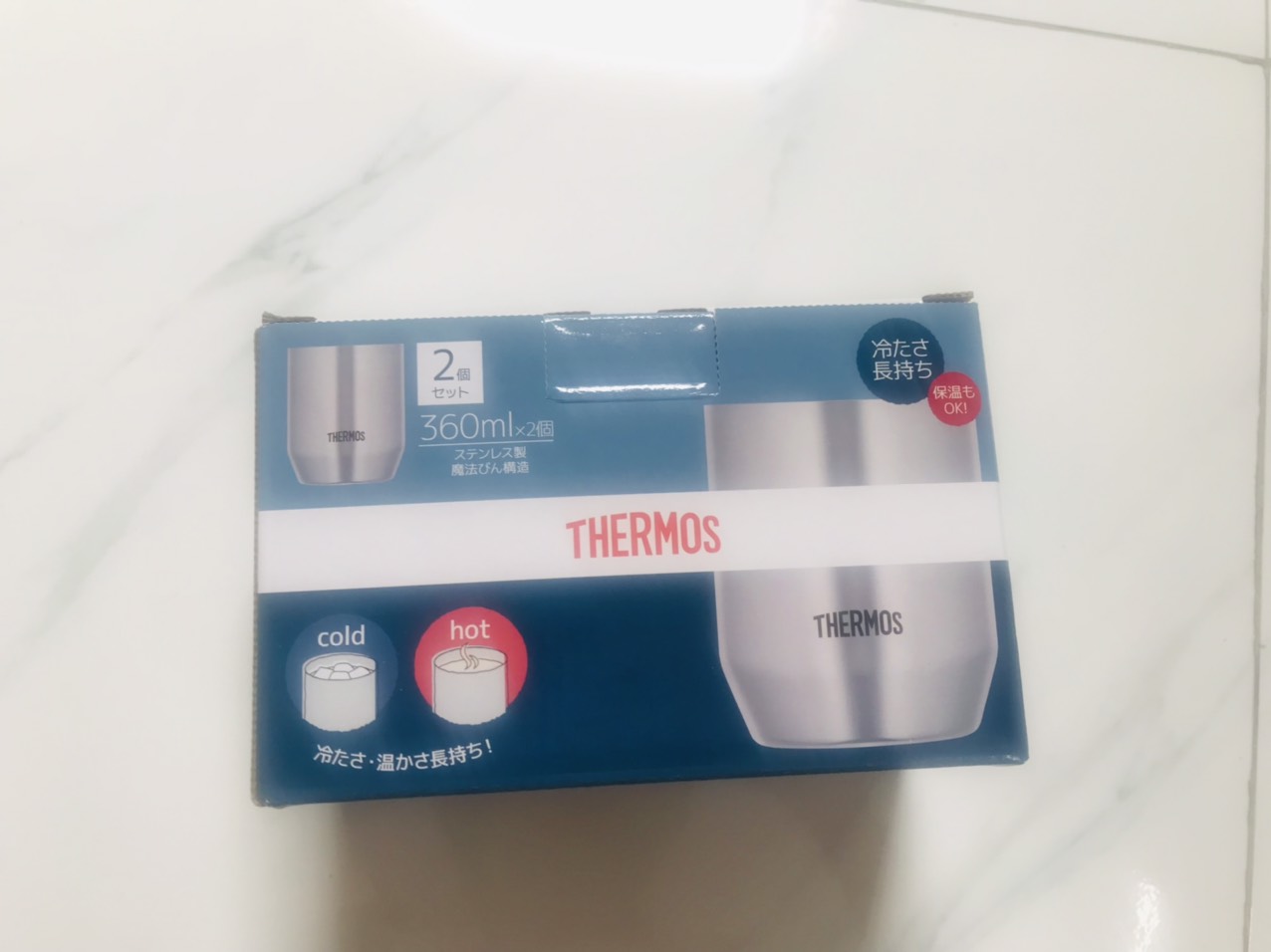 [Sao chép][Ảnh thật] [Chính hãng] Set 2 cốc giữ nhiệt Thermos cao cấp 360ml nội địa Nhật Bản