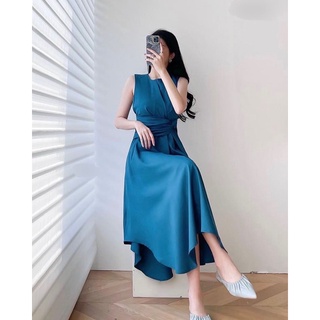 🌿 váy li eo xoè xanh ngọc bích đủ size sml🌿