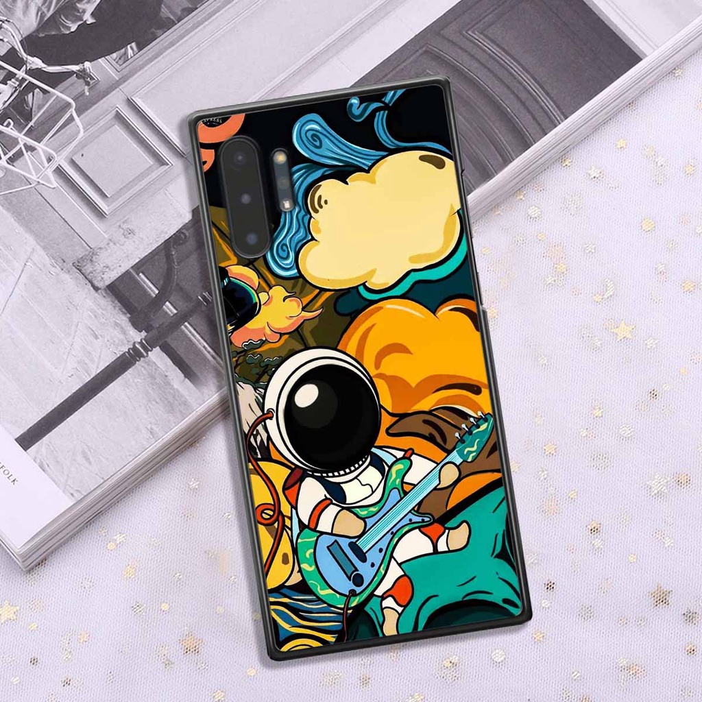 Ốp Samsung Note 10 / Note 10 Plus / Note 10+ in hình vũ trụ, phi hành gia bầu trời cute dễ thương