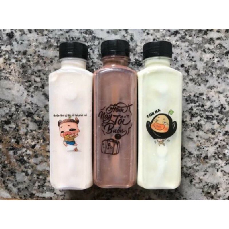 100 hình dán chữ thả thính siêu hay đã có keo sẵn. có in logo riêng