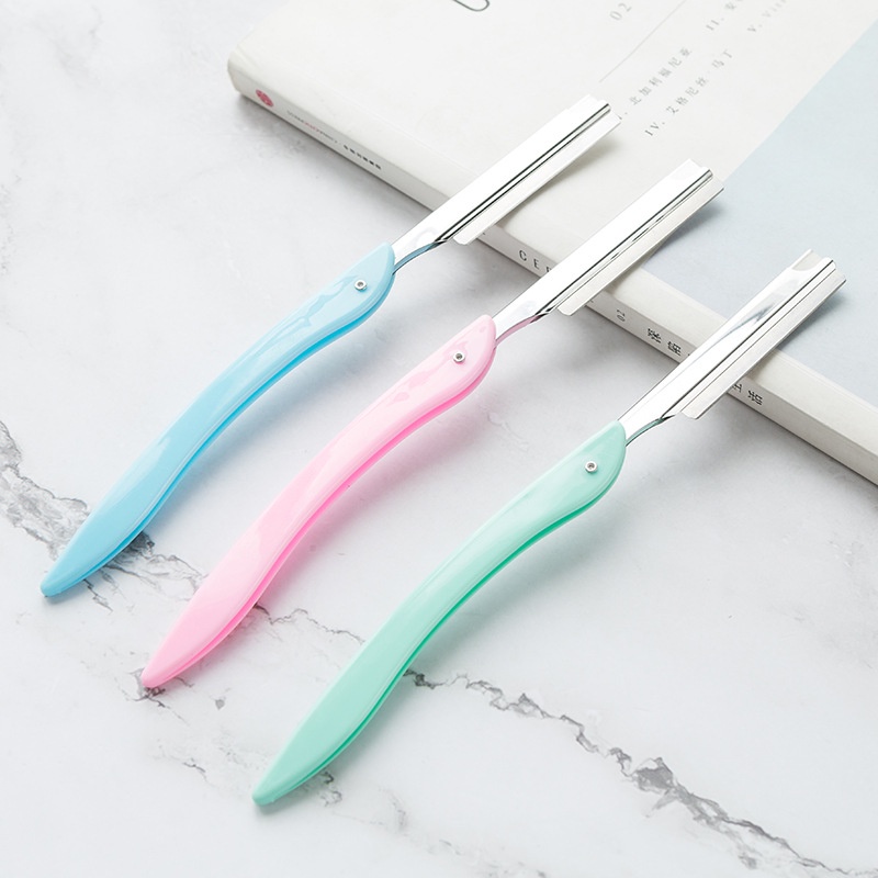 5 mẫu Dao cạo tỉa lông mày hình răng cưa dạng gập tiện lợi tỉa được nhiều kiểu lông mày