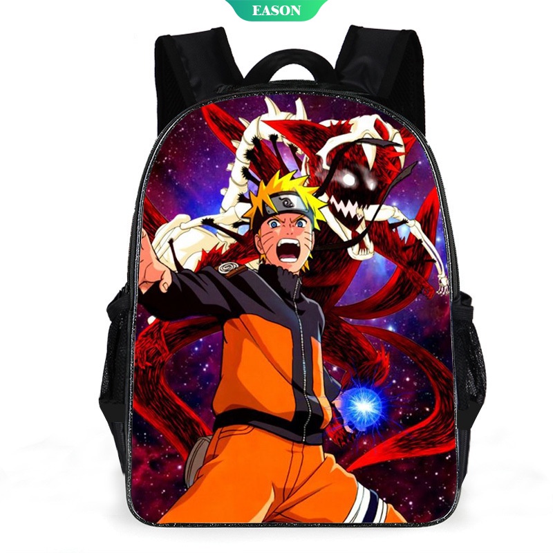 Ba Lô Đi Học In Họa Tiết Hoạt Hình Naruto Nhật Bản Chống Thấm Nước Thời Trang Cho Bé