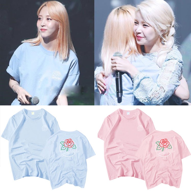 Áo thun hoa hồng MAMAMOO