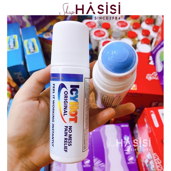 Dầu Nóng Dạng Lăn ICY HOT - Medicated No Mess Applicatitor 73ml
