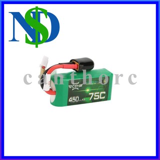 Pin Lipo 2S Rc 450mah 75c 7.4v Cho Trực Thăng Điều Khiển Từ Xa Tốc Độ Cao