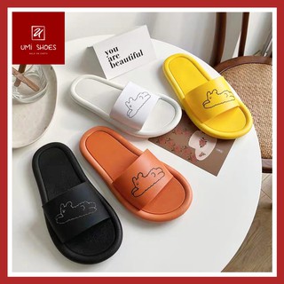 [FREESHIP 50K] Dép nữ dẻo hot trend hình thú cute đi mưa đi biển đi nhóm giá rẻ mẫu mới 2020 màu đen vàng cam hồng