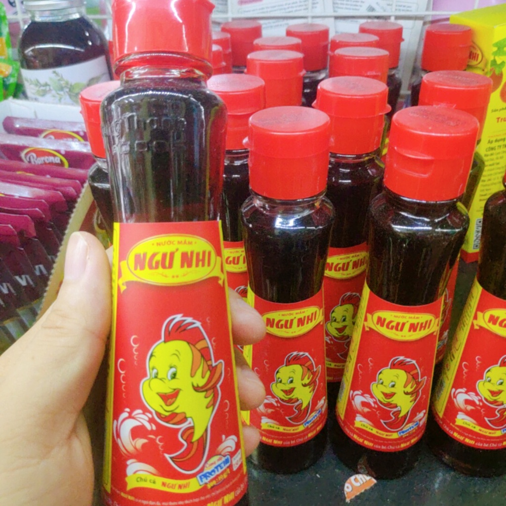 Nước Mắm Trẻ Em Ngư Nhi 150ml Chai Thủy Tinh Thích Hợp Cho Bé Tập Ăn Dặm