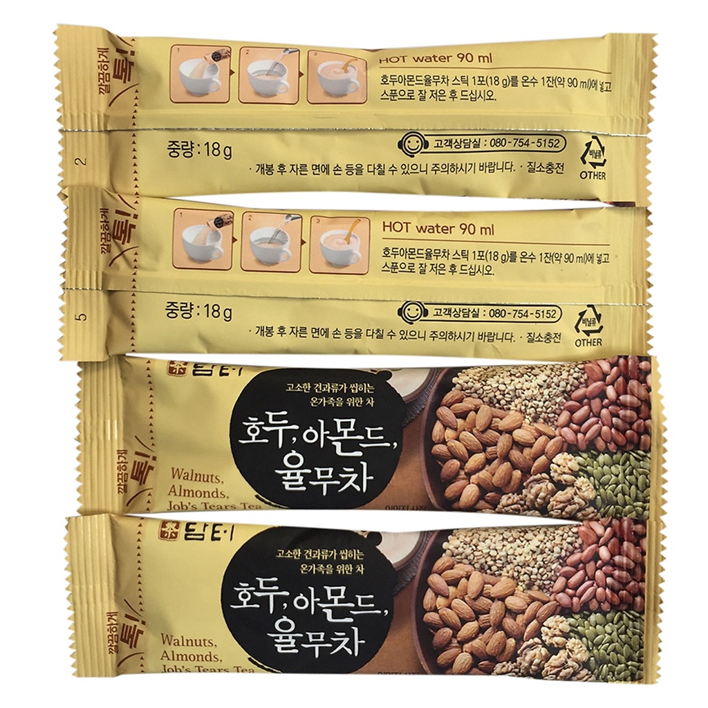 ( Rẽ Vô địch) date 4/2025 Bột ngũ cốc Damtuh Hàn Quốc 900g hộp 50 gói