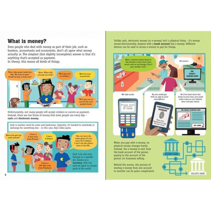 Sách thiếu nhi tiếng Anh Usborne - Money for Beginner
