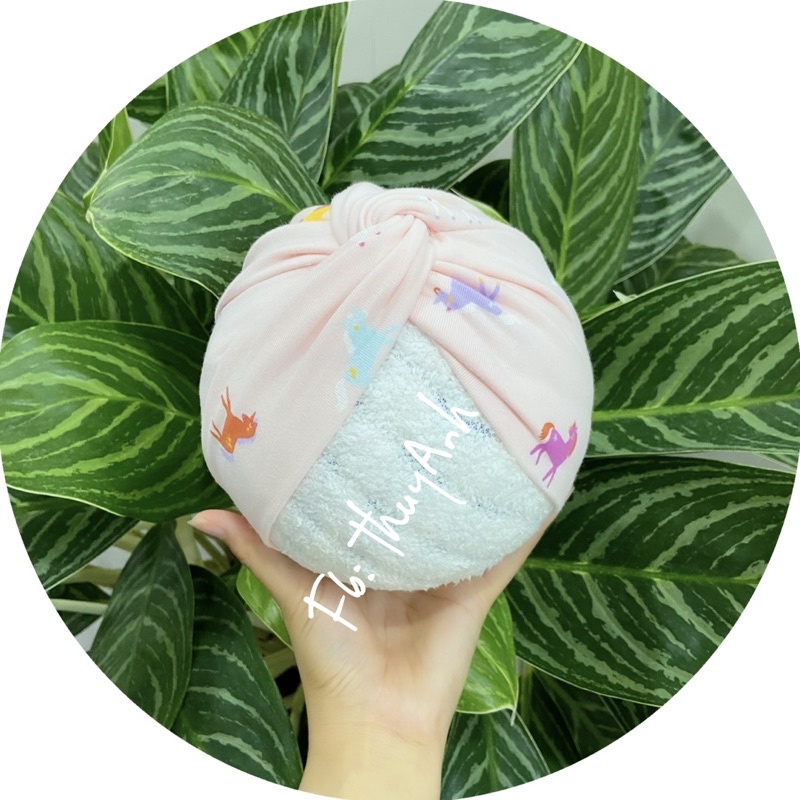 MŨ TUBAN CHO BÉ RẺ ĐẸP - CHẤT NHUNG VÀ COTTON MỀM MỊN - VỪA SÀNH ĐIỆU VỪA CHE THÓP CHO BÉ