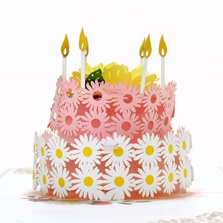 NHIỀU MẪU - Thiệp 3D Bánh Sinh Nhật, Chuột Mickey Dễ Thương, Tặng Chúc Mừng Sinh Nhật Độc Đáo Mới Lạ, Món Quà Ý Nghĩa