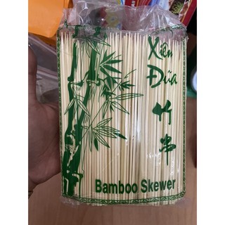 500g que xiên làm cành hoa sáp, xiên thịt 15cm