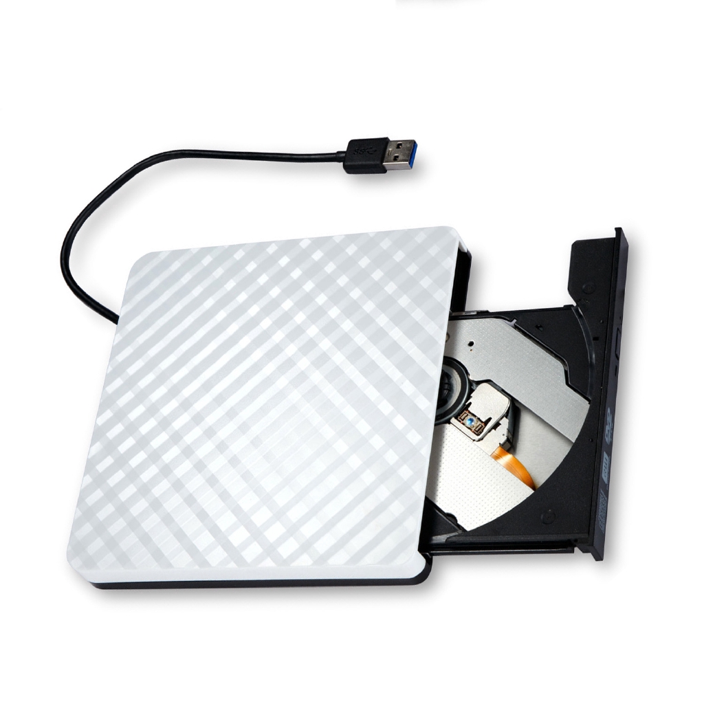 Đầu đọc và ghi đĩa CD DVD-RW kết nối USB 3.0 gắn ngoài dành cho máy tính xách tay Windows/OS | BigBuy360 - bigbuy360.vn