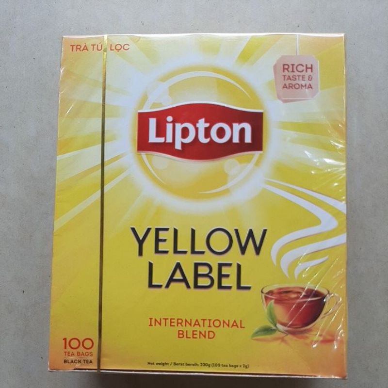 Trà Lipton Nhãn Vàng Chính Hãng 100 gói x 2G