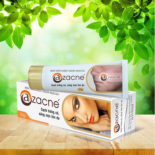 Kem Thảo Dược Ngăn Ngừa Mụn Da Azacné Sạch Trứng Cá, Sáng Mịn Da