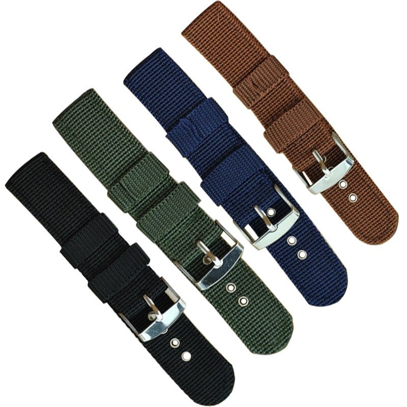 Dây đeo đồng hồ nam bằng vải nylon chất lượng cao
