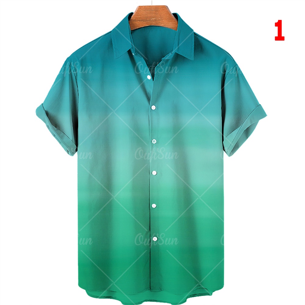 Áo Sơ Mi Ngắn Tay Nhiều Màu Sắc Thời Trang Size S-5XL 2022