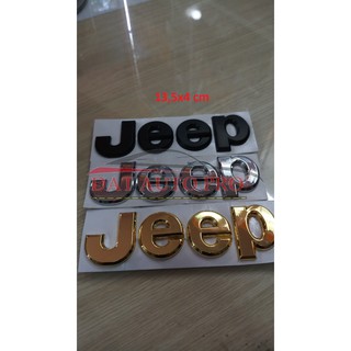 Tem 3d kim loại jeep dùng cho oto