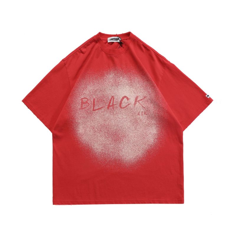 Áo thun oversize BLACK AIR GREEN/RED