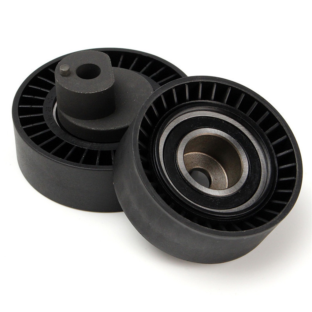 [Coco] 2PCS Belt Tensioner Pulley Idler Pulley Kit Compatible for BMW E36 E46 E39 325I 330I 525I 530I