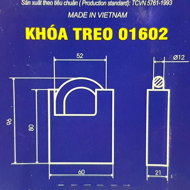 Ổ KHÓA CHỐNG CẮT VIỆT TIỆP LOẠI LỚN 60mm-01602