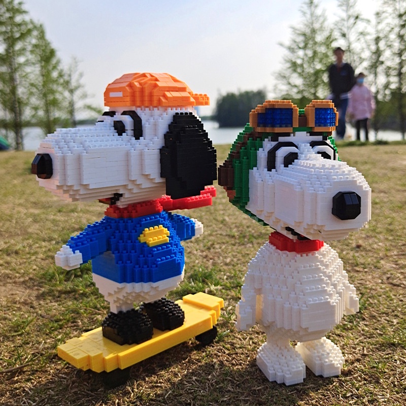 Bộ Đồ Chơi Lắp Ráp Lego Hình Chú Chó Snoopy Cỡ Nhỏ Dễ Thương