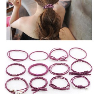 SET 12 DÂY BUỘC TÓC CÓ HỘP A105