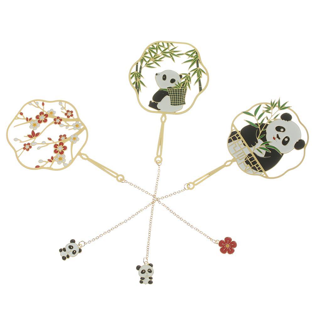 PISTA Thẻ Đánh Dấu Sách Bằng Đồng Thau Phong Cách Retro Trung Hoa