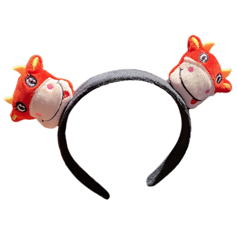 Băng Đô Hình Bò Sữa Hoạt Hình Trung Hoa Vui Nhộn