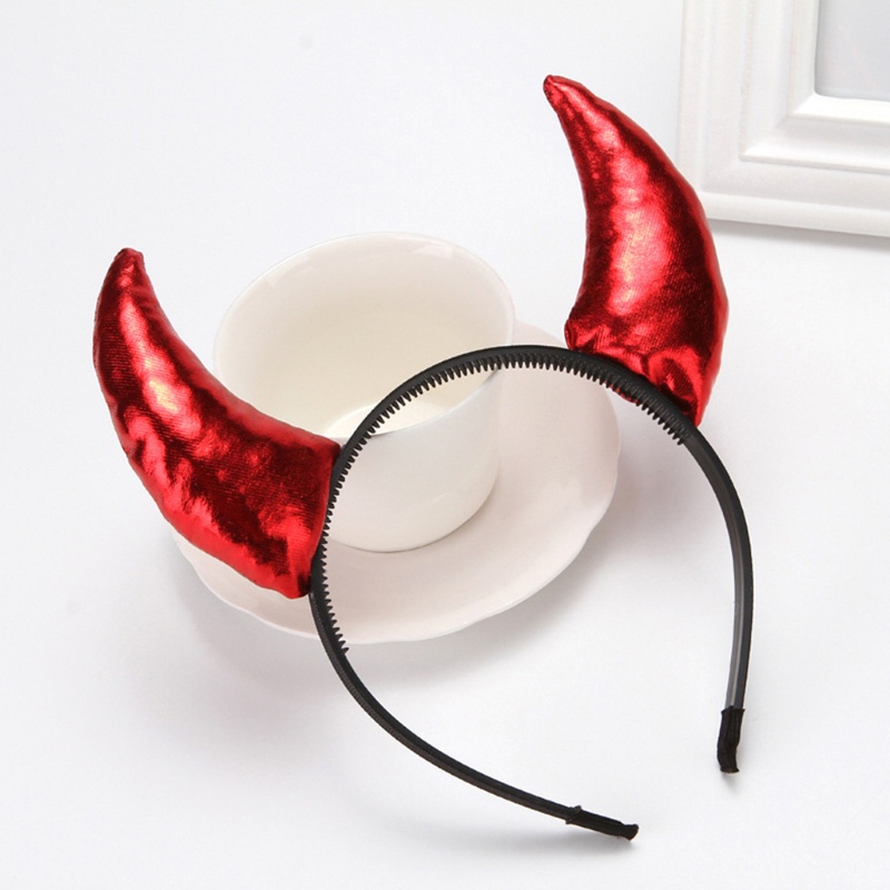 Băng đô hình sừng quỷ hóa trang Halloween