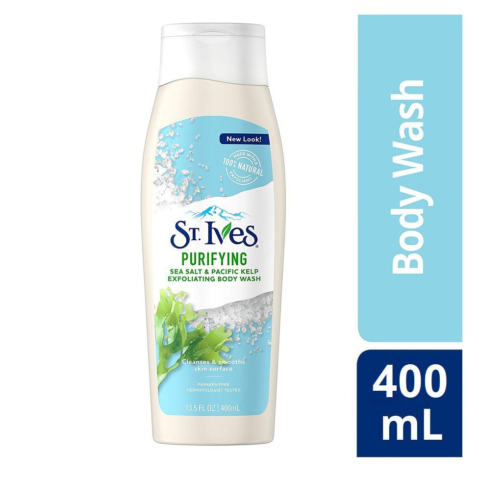 Sữa Tắm Muối Biển St. Ives Purifying Sea Salt Body Wash 400ml