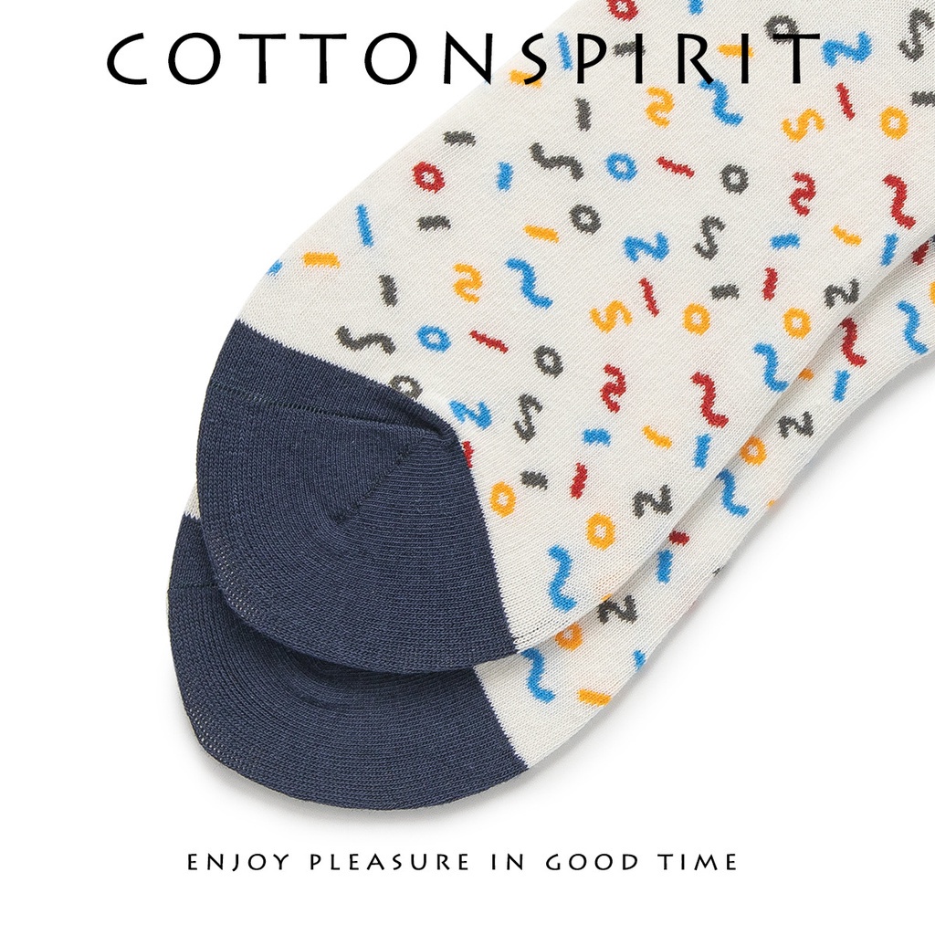 Liu Huizhu Đôi Vớ Thể Thao Chất Liệu Cotton Họa Tiết Kẻ Sọc Và Số Thời Thượng