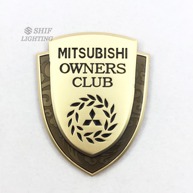 Miếng dán logo xe hơi Mitsubishi owners