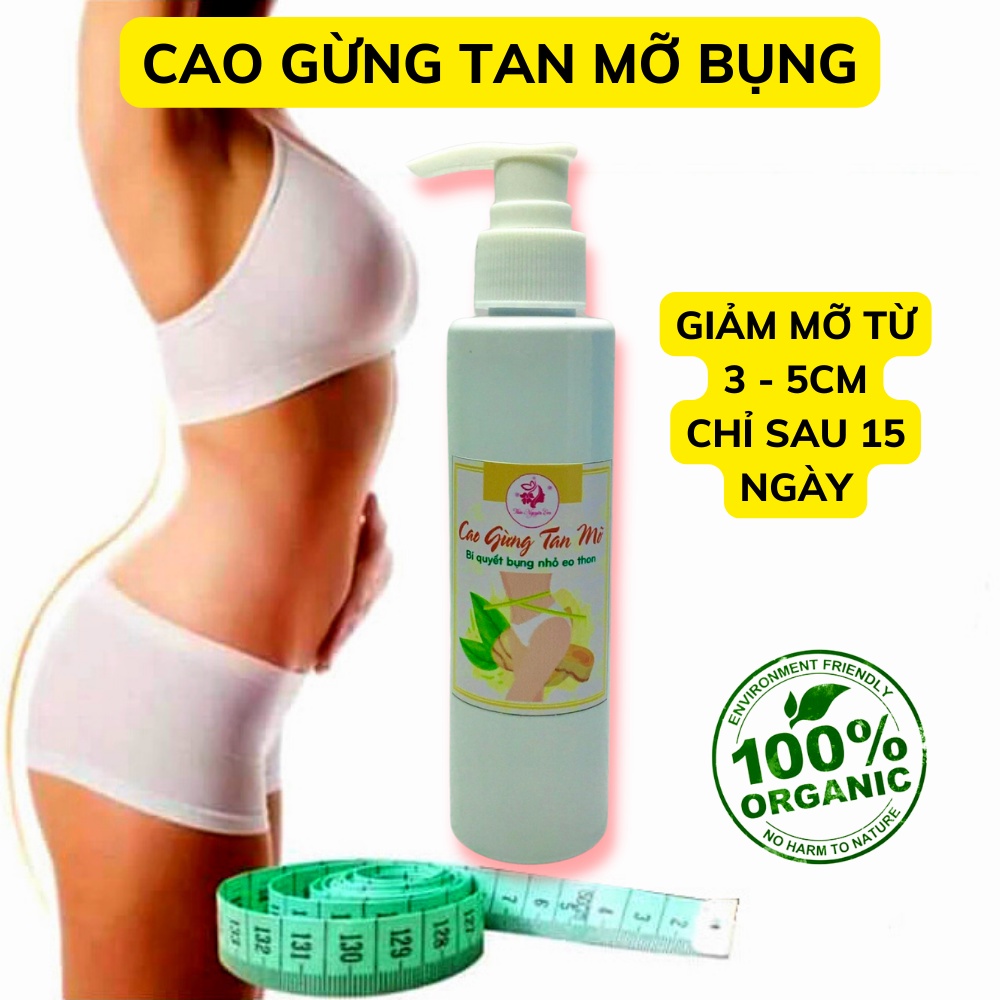 Kem Cao Gừng Tan Giảm Mỡ Bụng Cho Mẹ Sau Sinh - AV23