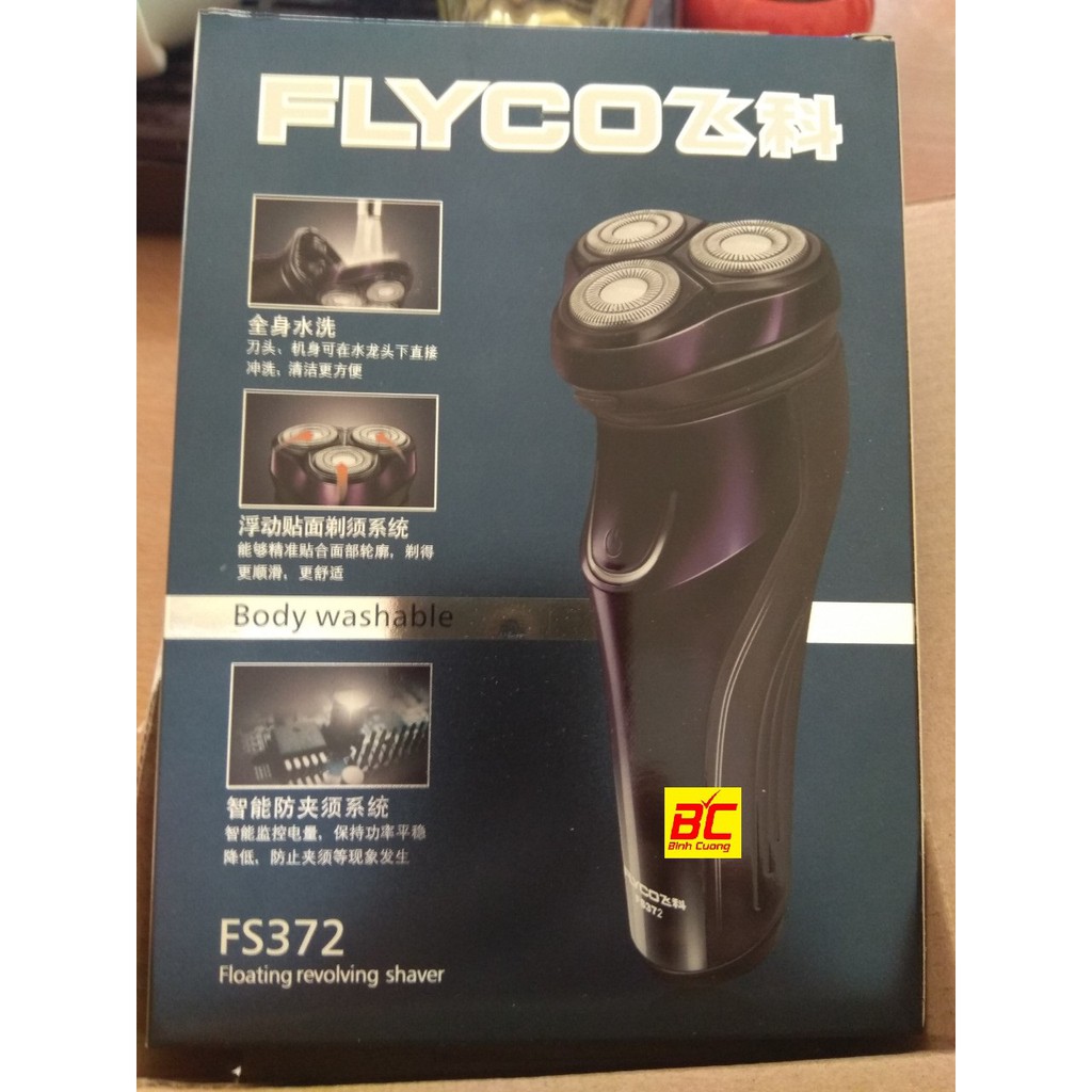 Máy Cạo Râu Flyco Fs 372 cao cấp