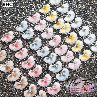 Hoa nửa cánh nhọn - Hoa bột đính móng 9HC