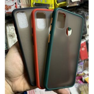 Ốp Samsung M30S viềng dẻo lưng nhám