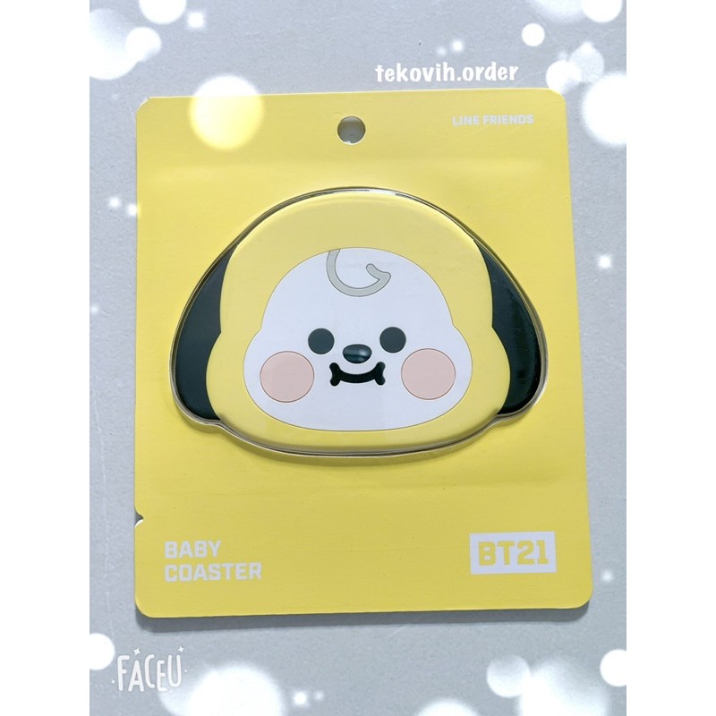 Miếng lót ly BT21 Baby | Silicon Coaster chính hãng