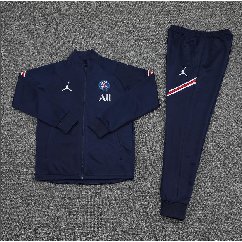 Áo Khoác Bóng Đá Tay Dài Màu Xanh Dương Paris Saint Germain PSG Messi Size A + + + Size 22-23 | Áo Khoác PSG Messi