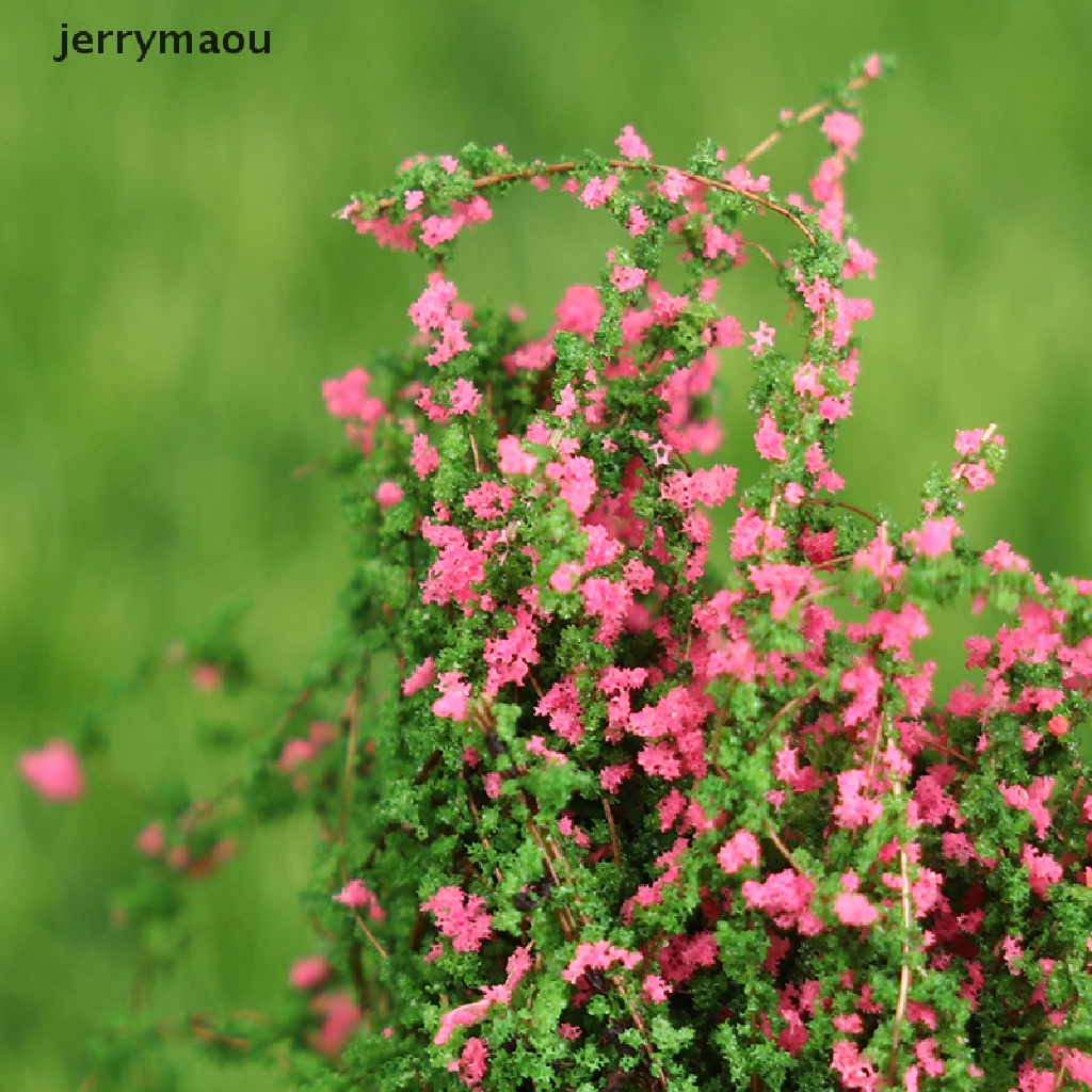 Mô Hình Chậu Hoa Màu Xanh Lá Tỷ Lệ 1 / 12 Dùng Trang Trí Nhà Búp Bê