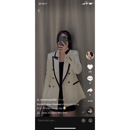 ÁO BLAZER DẠ DÁNG ZR MÀU TRẮNG | BigBuy360 - bigbuy360.vn