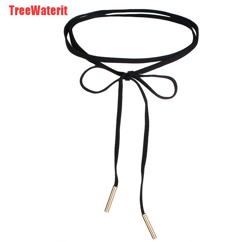 TreeWaterit Fashion Choker Necklace Stretch Velvet Classic Gothic Tattoo Lace Necklace