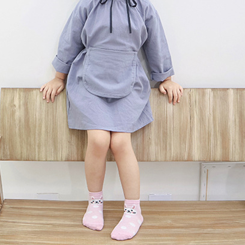 Bộ 5 Đôi Vớ In Hình Động Vật Đáng Yêu Cho Bé Jp1