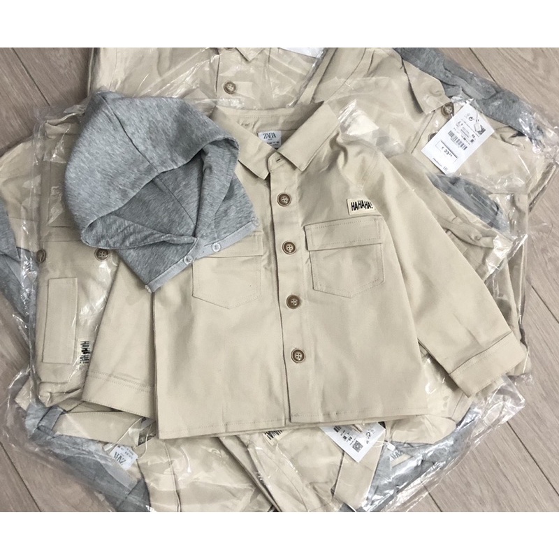 Áo khoác kaki snoopy zara