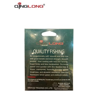 Cước câu cá, dây câu cá Qing long 150m FlySoft