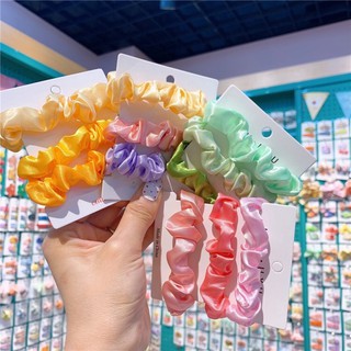Set 3c chun buộc tóc scrunchies hàn quốc - hot hit