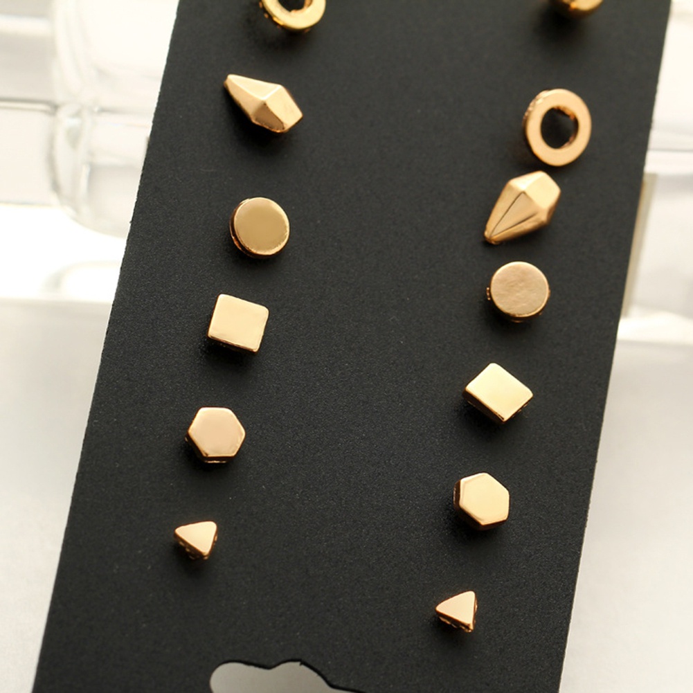 Set 9 đôi bông tai phong cách rock cho nữ